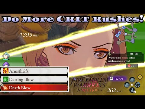 Fire Emblem Warriors: Three Hopes - Demonstrating OP Death Blow/Darting Blow/Armsthrift With Manuela
