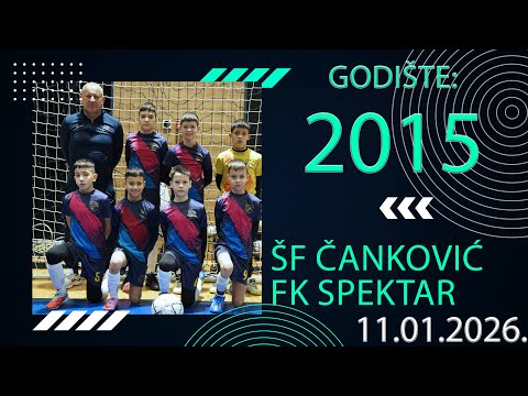 ŠF ČANKOVIĆ - FK SPEKTAR (1:2) 2015 godište (11.01.2026.)
