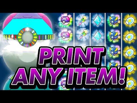 Item Printer RNG Exploit COMPLETE Guide for ALL Items in Pokemon Scarlet and Violet DLC