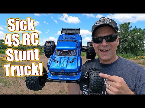 Had Too Much Fun Backflipping This RC Car! Arrma Outcast 4x4 4S Stunt Truck | RC Driver