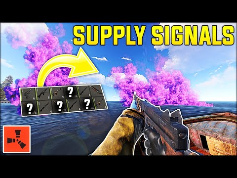 I CALLED in 3 SUPPLY SIGNALS on the OCEAN that was RICH with END GAME LOOT! - Rust Gameplay Ep 4
