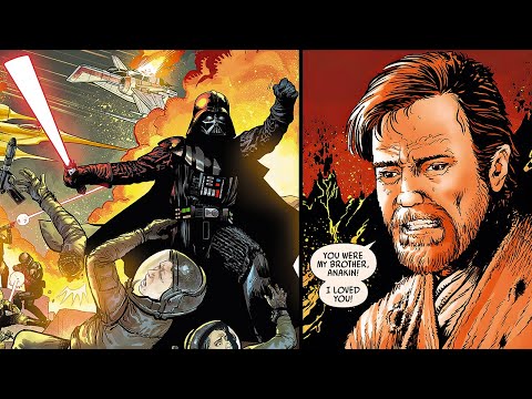 DARTH VADER WATCHED PADME GIVE BIRTH TO LUKE AND LEIA [CANON] - Star Wars Comics