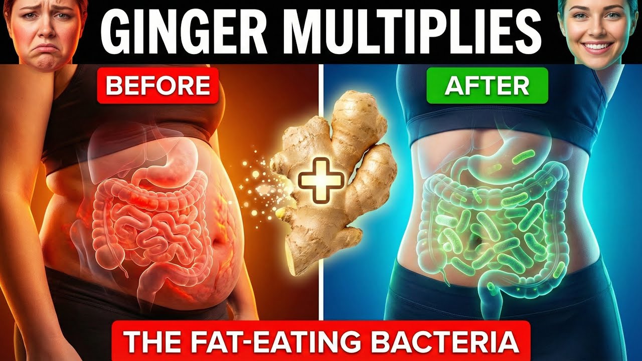 Scientists Found The Bacteria That Eats Visceral Belly Fat (And How Ginger Multiplies It)