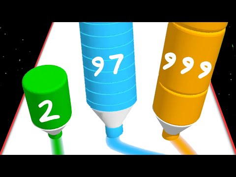 Crayon Rush 3D - Color Math Games (Part 4, Big Updated) Levels 36-51