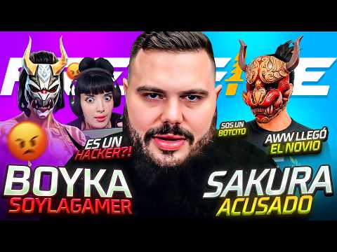 BOYKA 🌪️ LE PIDE PVP A EL SAKURA 👹 EL QUE LE GANO A LA TIKTOKER SOY LA GAMER Y LO ACUSAN DE HACKER 😱