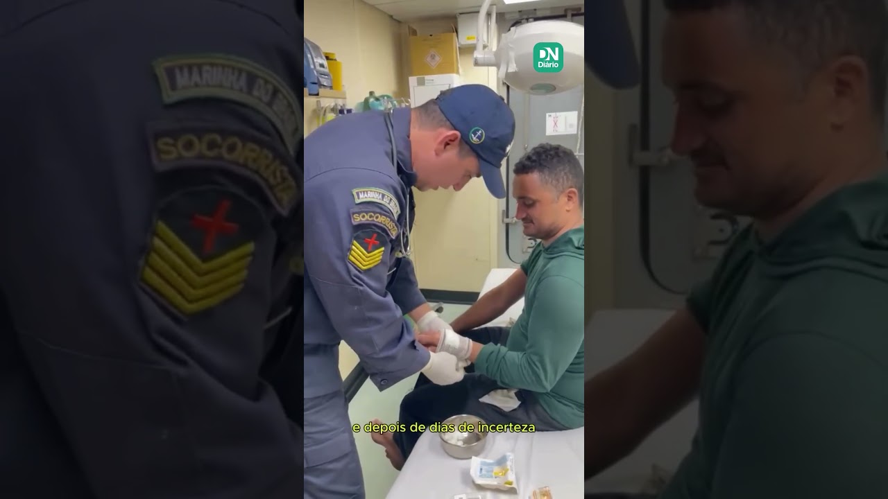 Imagem da notícia Novos vídeos mostram resgate de pescadores cearenses e 1º contato com famílias: 'tá tudo bem'