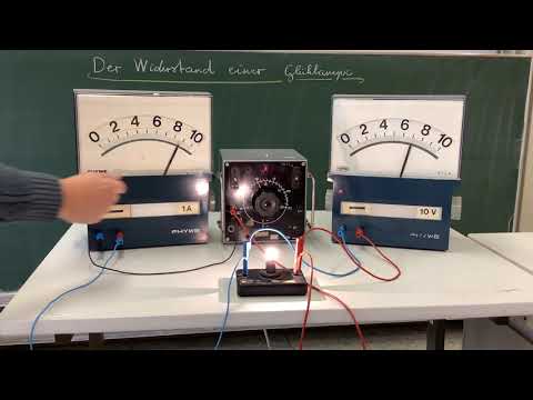 Der Widerstand einer Glühlampe
