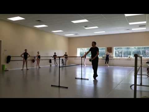 2016-6-24 Viktor Kabaniaev ballet class at TKB Ballet & Dance