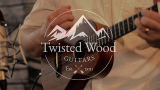 Video thumbnail for Solid Koa Tenor Ukulele - LR Baggs Five.0 ukulele pickup system by Twisted Wood Guitars