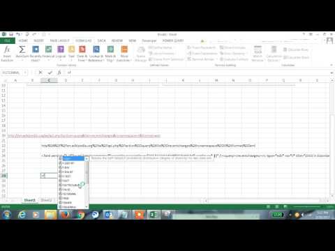 Excel 2013 Tutorial#110 Web Functions in Excel