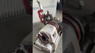 アサダ ネジ切り機 パイセット90の動画サムネイル