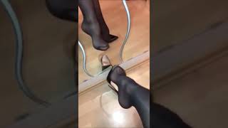光沢パンスト Glossy pantyhose【パンストチャンネル】