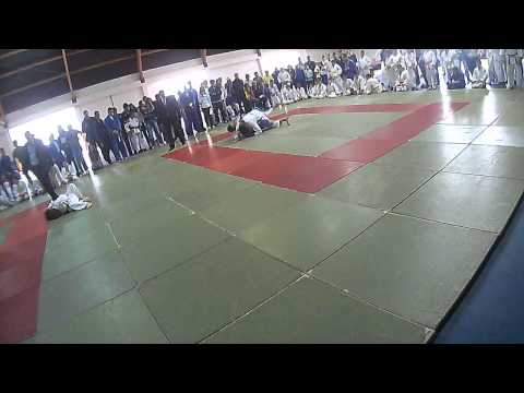 Petar Zadro (plavo kimono)