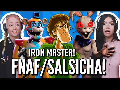 JOVENS REAGEM A IRON MASTER -  RAP DO FIVE NIGHTS AT FREDDY´S SECURITY BREACH E RAP DO SALSICHA