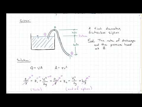 Work and Energy of Moving Fluids (Bernoulli's Equation)