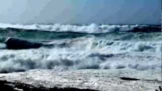 Storm at Bay of Skaill Orkney islands Scotland
