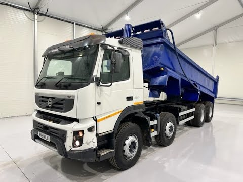 KN61 MLU - Volvo FMX 420 8x4 Day Cab Steel Tipper | Law Truck Centre UK