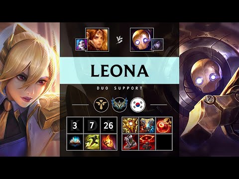Leona Support vs Blitzcrank - KR Challenger Patch 25.12