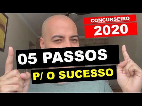 👉 05 passos que irão mudar sua vida de concurseiro em 2020