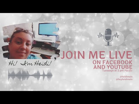Live with Heidi!  Heidi Mein, 3/29/2022