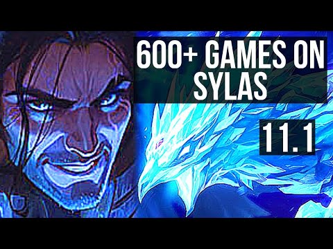SYLAS vs ANIVIA (MID) | 8/2/8, 600+ games, Godlike | KR Diamond | v11.1