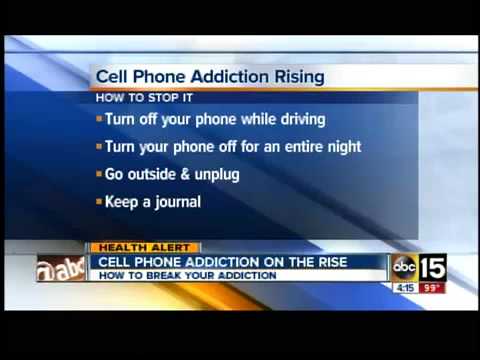Cell phone addiction