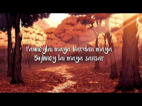 Maya Sansar (Lyric video) - New Nepali Movie KAGAZPATRA Song | Najir Husen | Shilpa Maskey