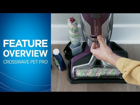 Plaunantis dulkių siurblys - šluota Bissell CrossWave PetPro / BISS10077 video