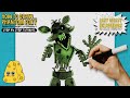How To Draw PHANTOM FOXY Five Nights At Freddy S Easy Step By Step Drawing Tutorial