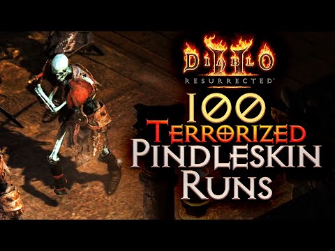 Is it worth it?  100 Terrorized Pindleskin Runs in Diablo 2 Resurrected