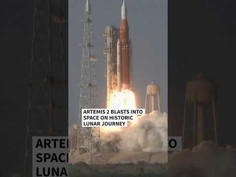 Video Thumbnail: Artemis 2 blasts into space on historic lunar mission | AFP