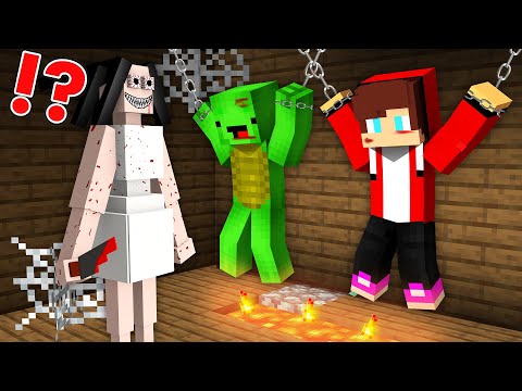 Maizen JJ & Mikey - How Scary Serbian Dancing Lady Found and Catch JJ and Mikey ? - Minecraft Maizen