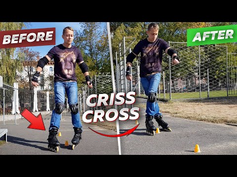 Most Beautiful SLALOM on Roller Skates (BEGINNERS)