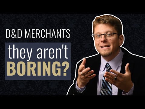 Dungeon Masterpiece video about merchants and shopkeepers