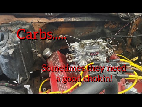 Edelbrock Manual Choke Install #ManualChoke #Carb #Edelbrock