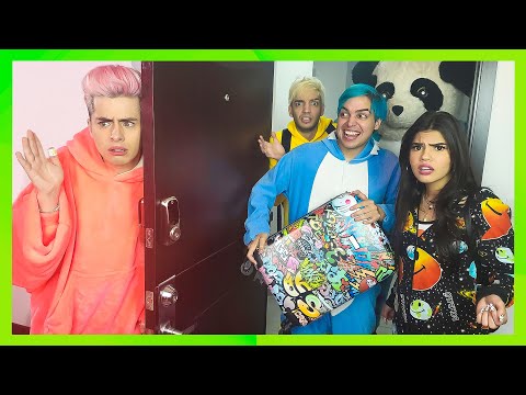 24 HOURS INVADING THE YOUTUBERS' HOUSE - Yolo Aventuras ft. Javier Ramirez