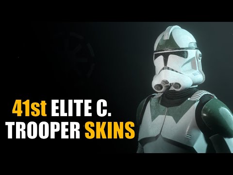 41st Elite Corps (Updated) Clone Trooper Skins Showcase - Star Wars Battlefront 2
