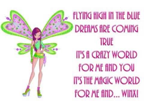 Winx Club - Winx We're Back Again (Season 4) Opening Song ENGLISH!