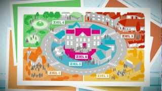 Standbild aus Unternehmensfilm: animierte Karte