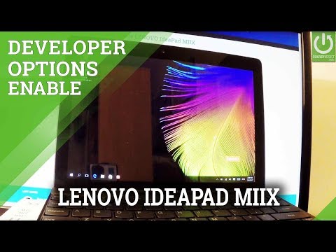 LENOVO IdeaPad MIIX 300 8.0" Enable Windows Developer Mode
