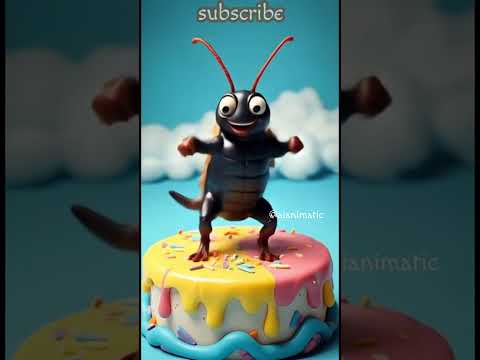 Motor Dancing Cockroach 🪳  Funny Dancing Cockroach 🪳  #shorts #dance #funny #pets #ai