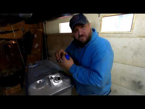 How to relocate the fuel tank on a 67-72 Chevrolet / GMC C/K series pickup truck.