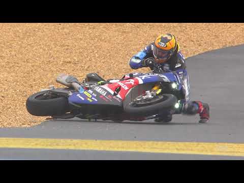 24 Heures Motos 2020 - Tricky track conditions