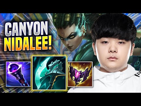 CANYON IS A GOD WITH NIDALEE! - DK Canyon Plays Nidalee JUNGLE vs Lee Sin! | Preseason 2023