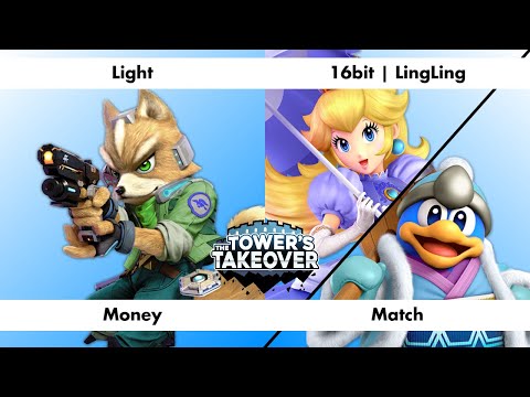 Money Match: Light (Fox) vs LingLing (Peach/Dedede) - The Tower's Takeover #2