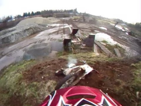 FMX ramp first timer crash - GoPro Hero SD