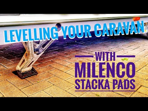 Levelling your caravan with the Milenco Stacka Jack corner steady pads