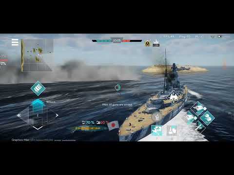 War Thunder Mobile Naval Gameplay: IJN Amagi "Brawl Of The Torpedo Battleships!"