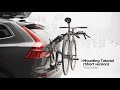 Trunk Bike Rack Thule OutWay Hanging Easy Mounting Tutorial