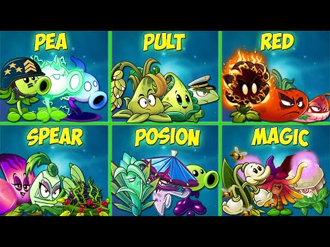 Random 6 Best Team Plants Battlez - Which Team Will Win? - PvZ 2 Team Plant VS Team Plant